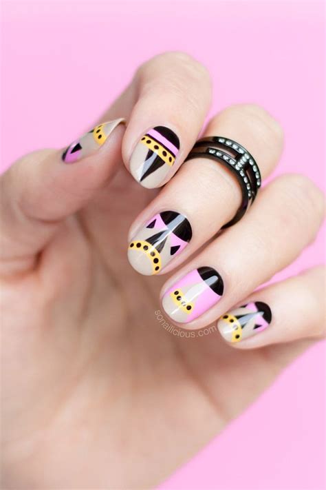 Nails of the Day: Tiny Monster Fendi Nail Art 